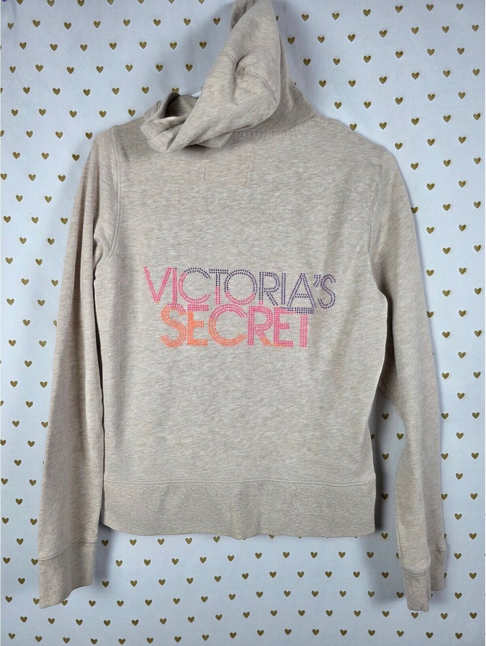Victorias Secret ANGELS WINGS Full Zip Hoodie SUPERMODEL ESSENTIALS BLING MED